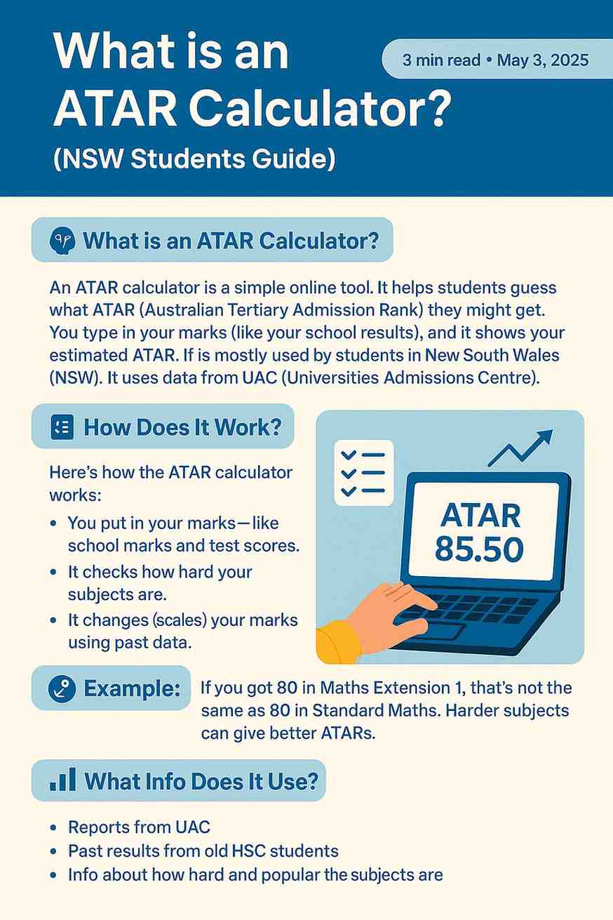 What is an ATAR Calculator? (NSW Students Guide)